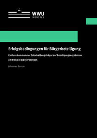 Erfolgsbedingungen für Bürgerbeteiligung