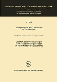 Geochemische Untersuchungen an limonitischen Gangausbissen im Raum Niedersfeld (Sauerland)