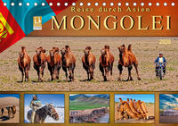 Reise durch Asien - Mongolei (Tischkalender 2020 DIN A5 quer)